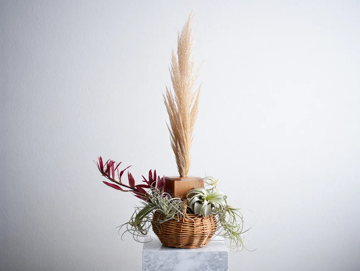 Naturlig Eleganse plantearrangement